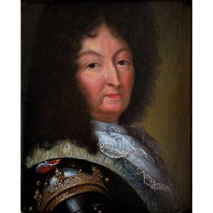 Portrait Of Louis XIV In Armor