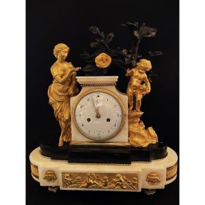 Louis XVI Pendulum Scene Of Life