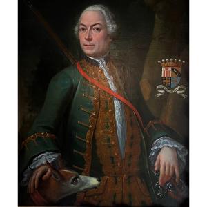Eighteenth Century Hunter Bust Portrait