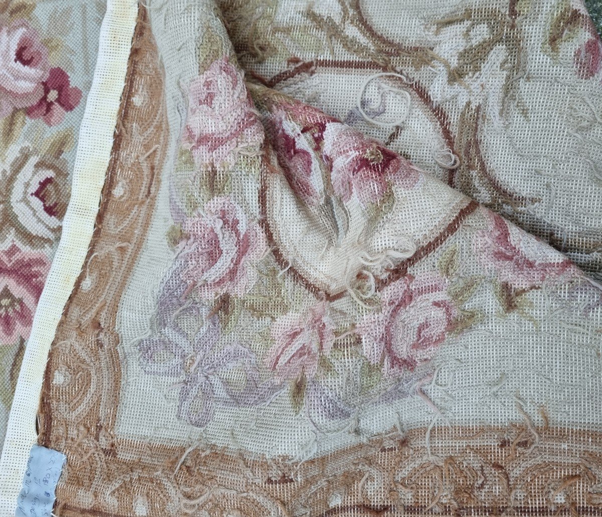 Louis Style Carpet, XVI Napoleon III In Tapestry XX // Aubusson Savonnerie-photo-2