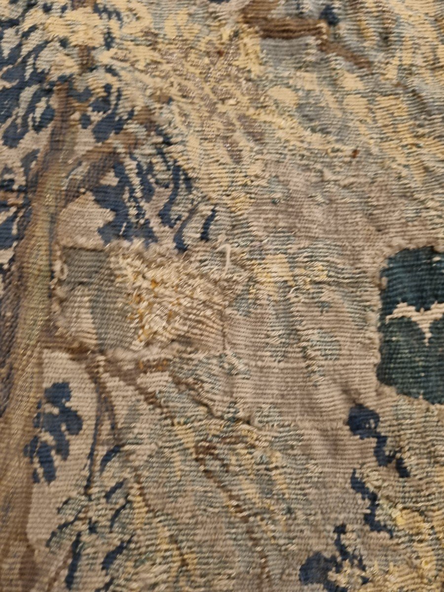 Fragment De Tapisserie / Chemin De Table /  XVIIe XVIIIe / Type Aubusson -photo-2