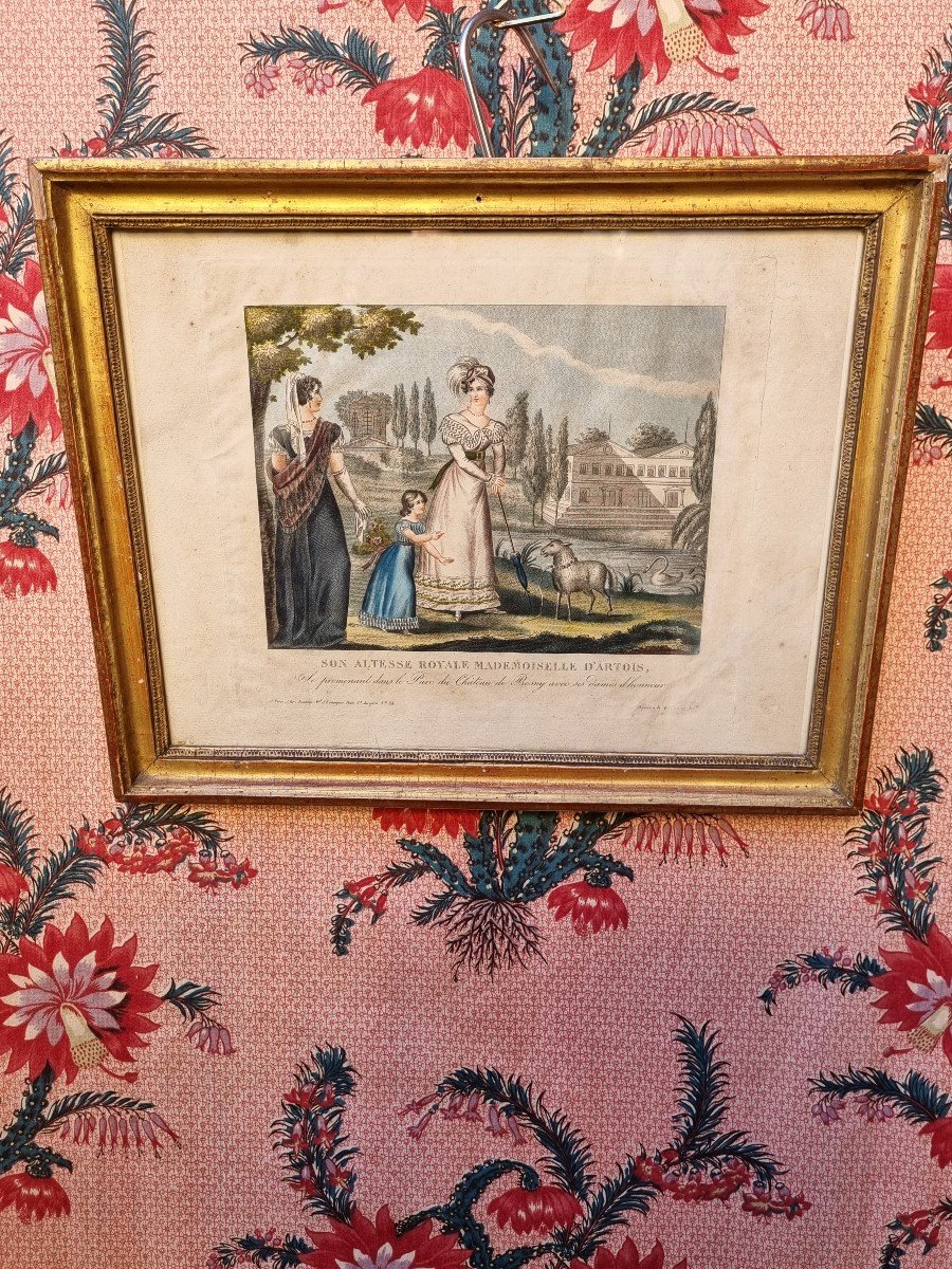 LOUISE D'ARTOIS SOUVENIR ROYALISTE CHARLES X DUC DUCHESSE DE BERRY  GONTAUT-photo-2