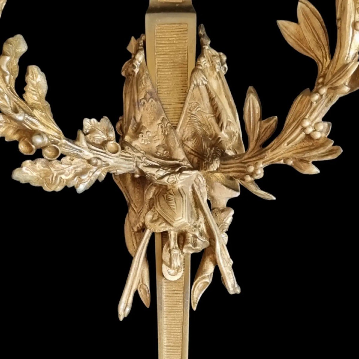 Louis XVI Dauphin - Paire d'Appliques Bronze Dore Souvenir Royal Royaliste-photo-3