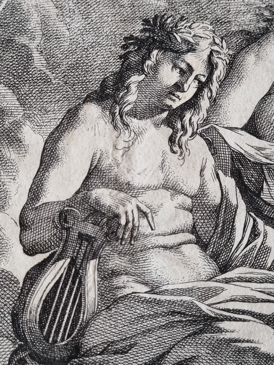 Nicolas Poussin Nicolas Perelle Phaeton Etching Engraving XVII Mythology-photo-1