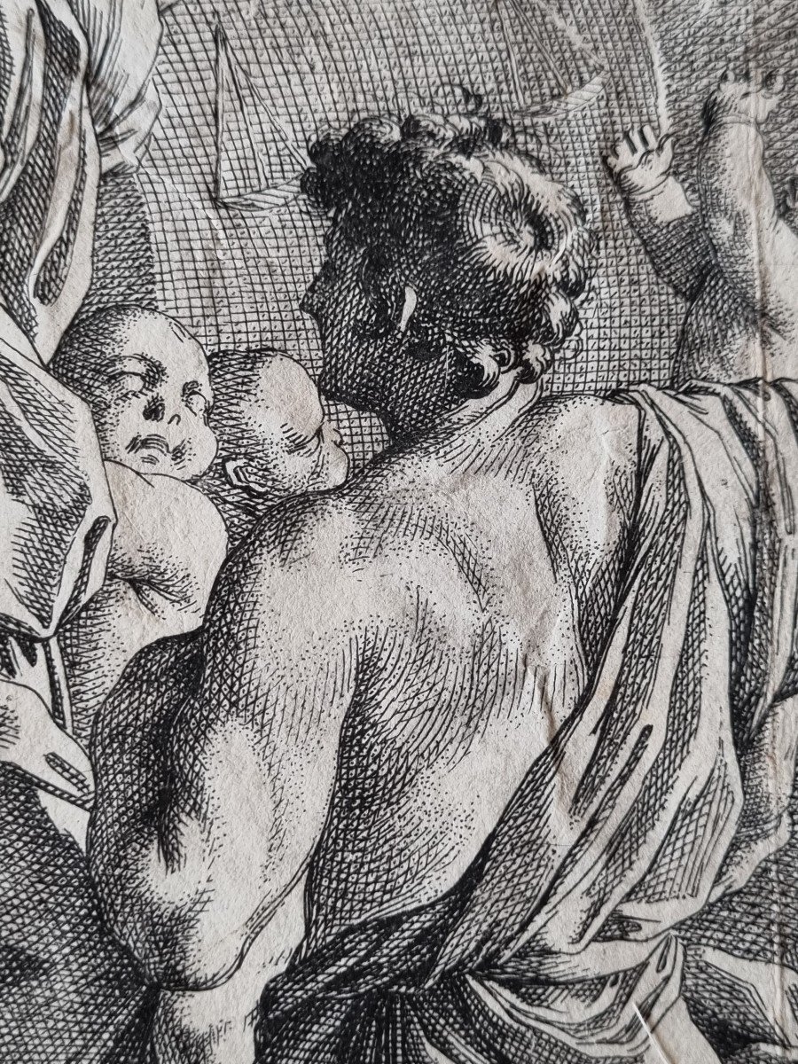 Nicolas Poussin Nicolas Perelle Phaeton Etching Engraving XVII Mythology-photo-2