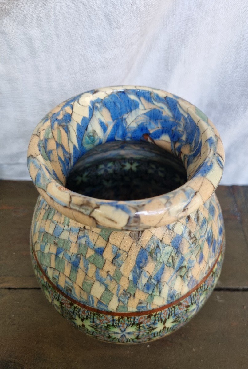 VASE  GERBINO A VALLAURIS 19 CM-photo-2