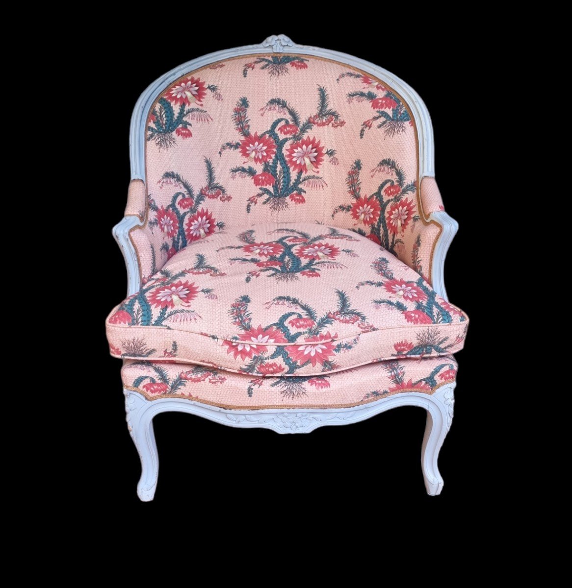 LARGE BERGERE DE,STYLE LOUIS XV EPOQUE NAPOLEON III-photo-2