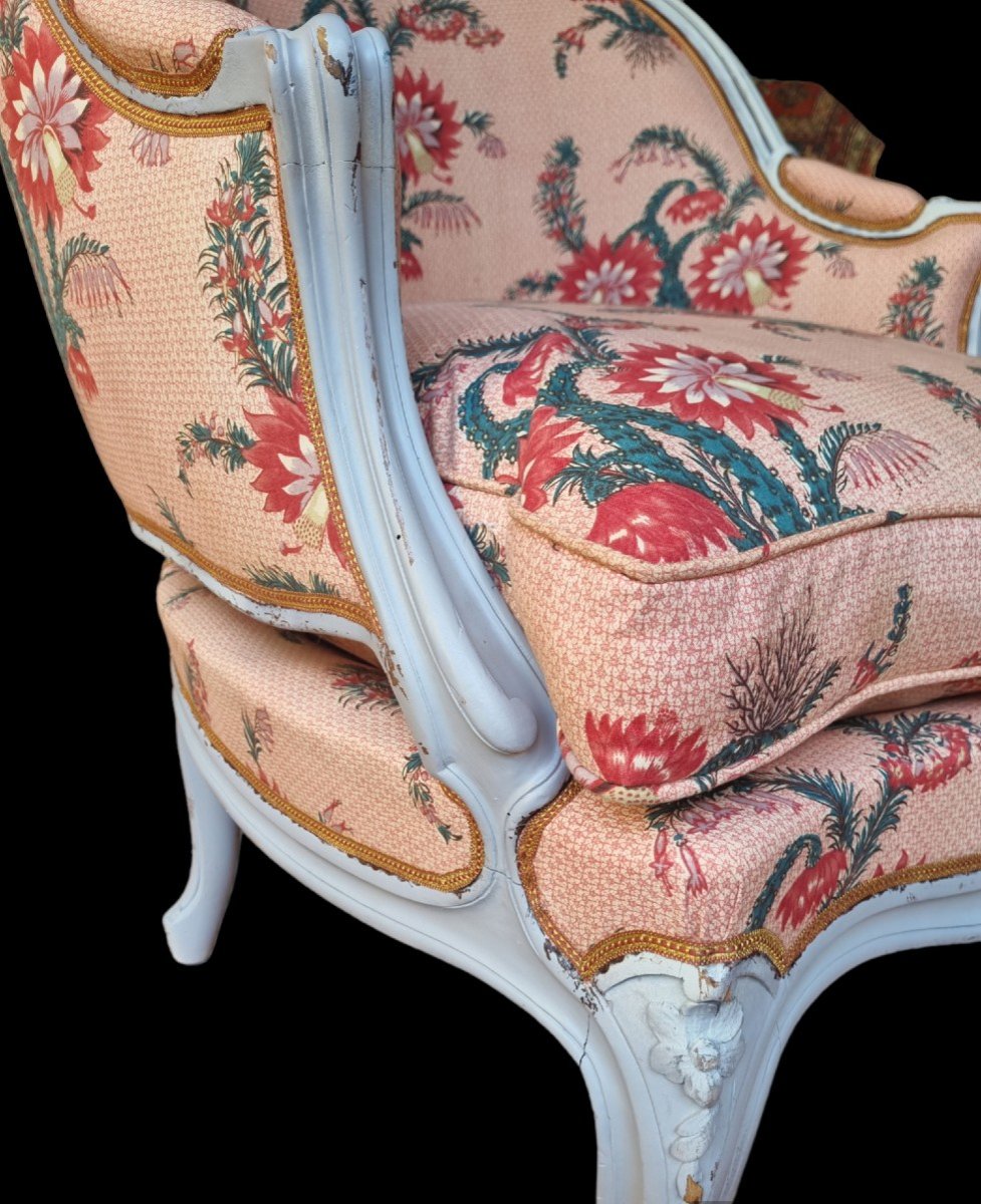 LARGE BERGERE DE,STYLE LOUIS XV EPOQUE NAPOLEON III-photo-4