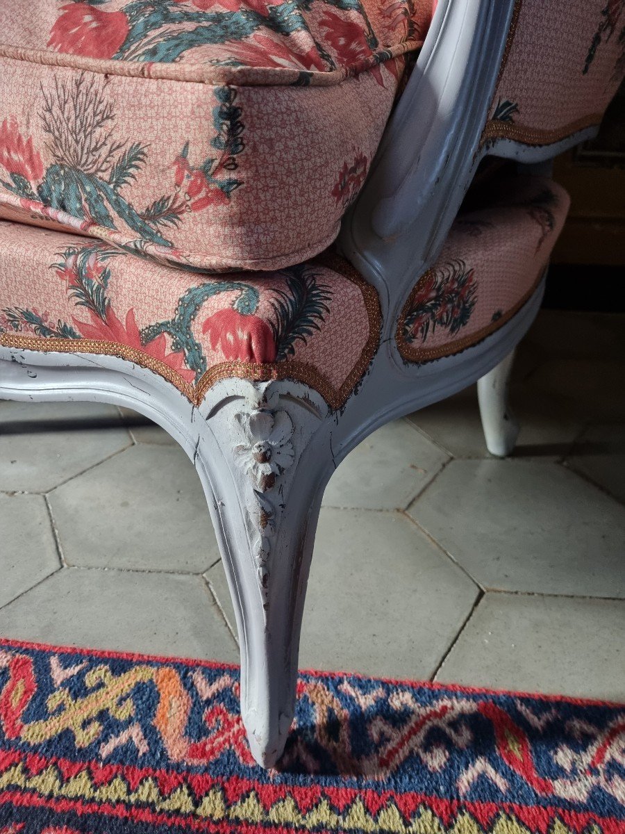LARGE BERGERE DE,STYLE LOUIS XV EPOQUE NAPOLEON III-photo-6