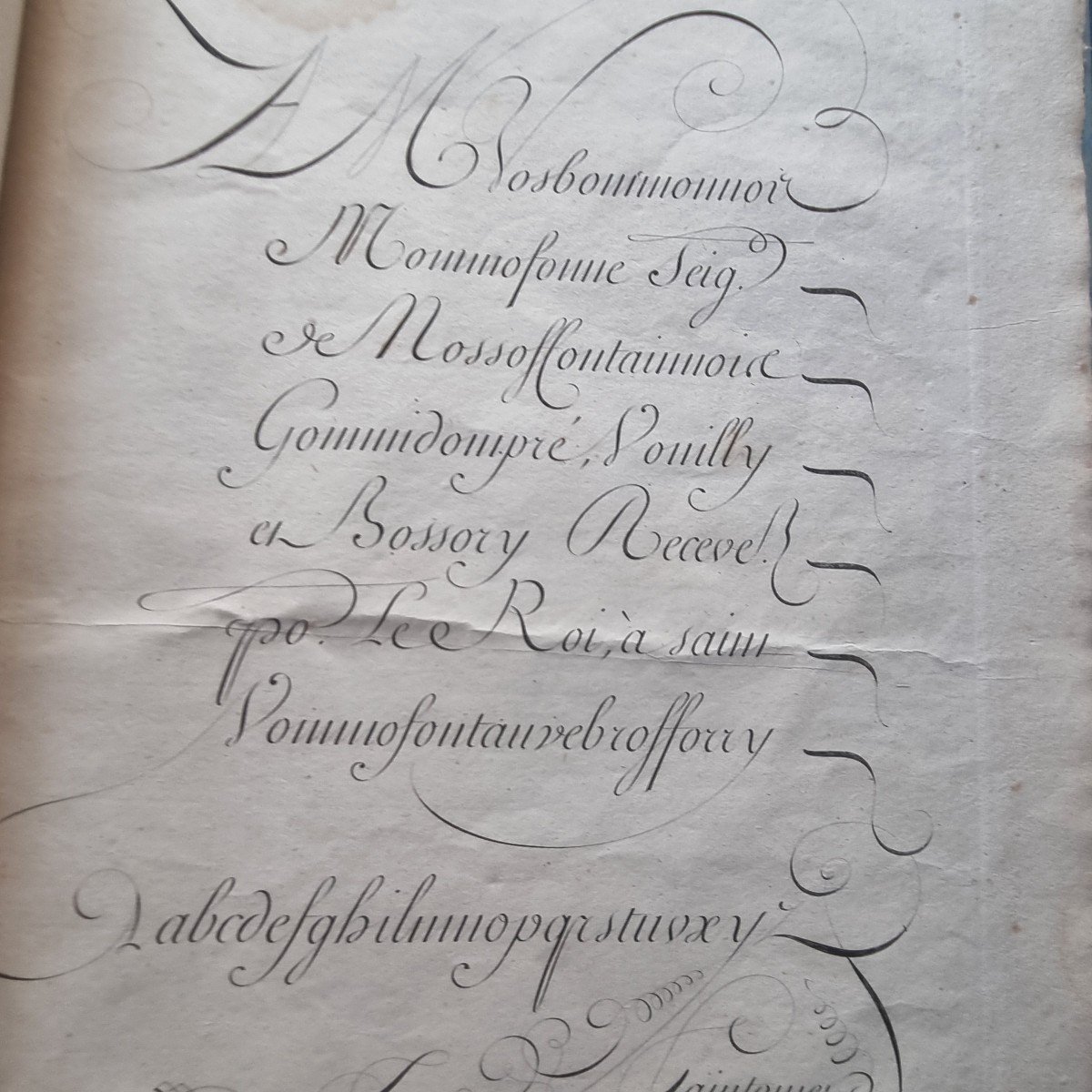 CALLIGRAPHIE- SAINTOMER L'aîné-  L'ÉCRITURE DÉMONTRÉE 1789 / 1790 RARE CALLIGRAPHIE XVIIIe-photo-2