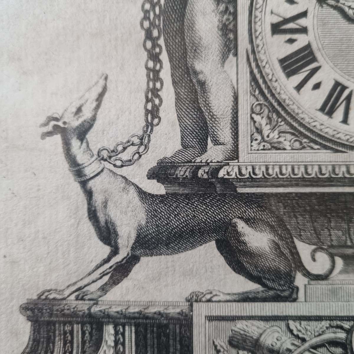 SUITE DE 4 GRAVURES PENDULES PENDULE ÉPOQUE XVIIIe LOUIS XVI-photo-4