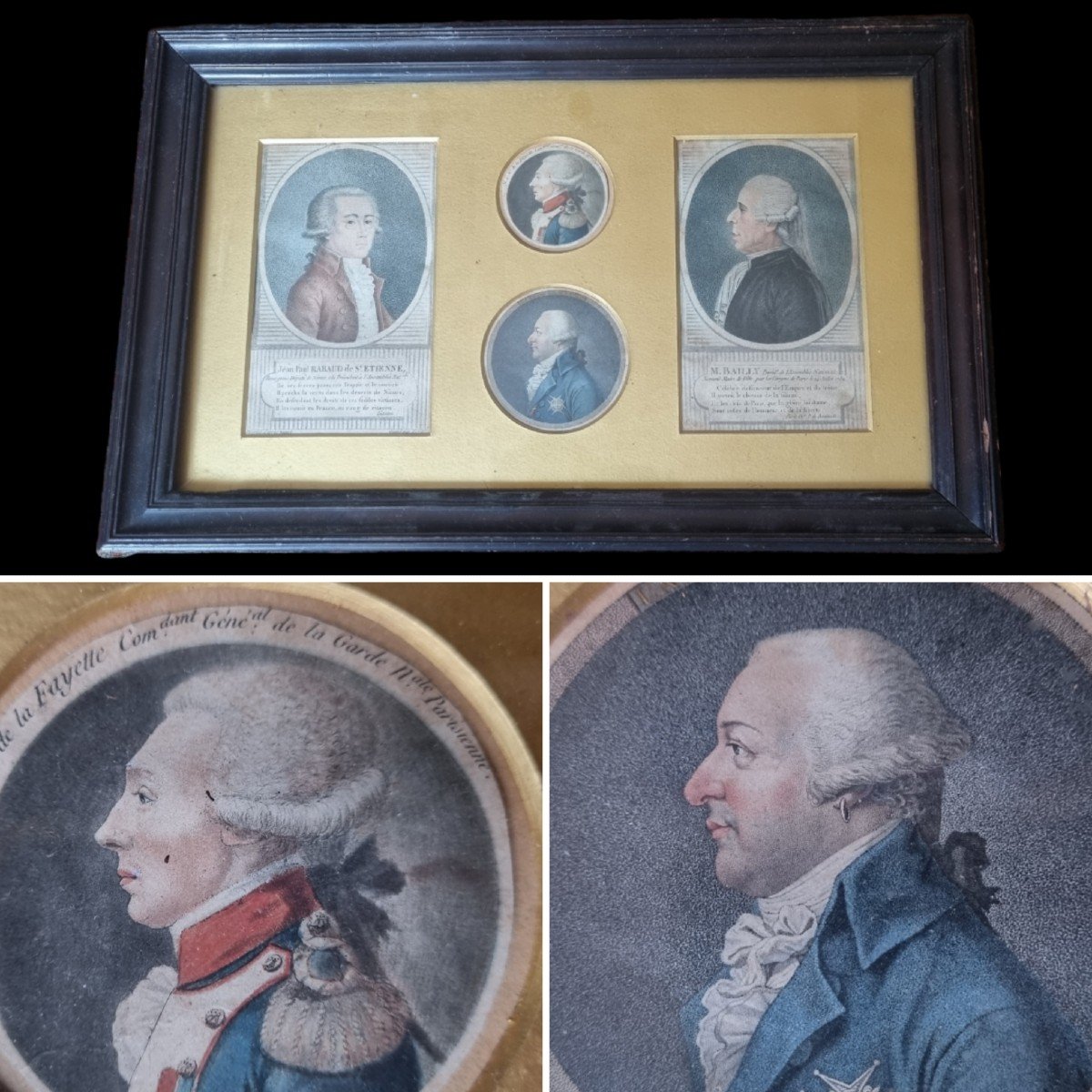 French Revolution / Freemasonry / La Fayette Philippe-egalité Bailly Engraving Engraving