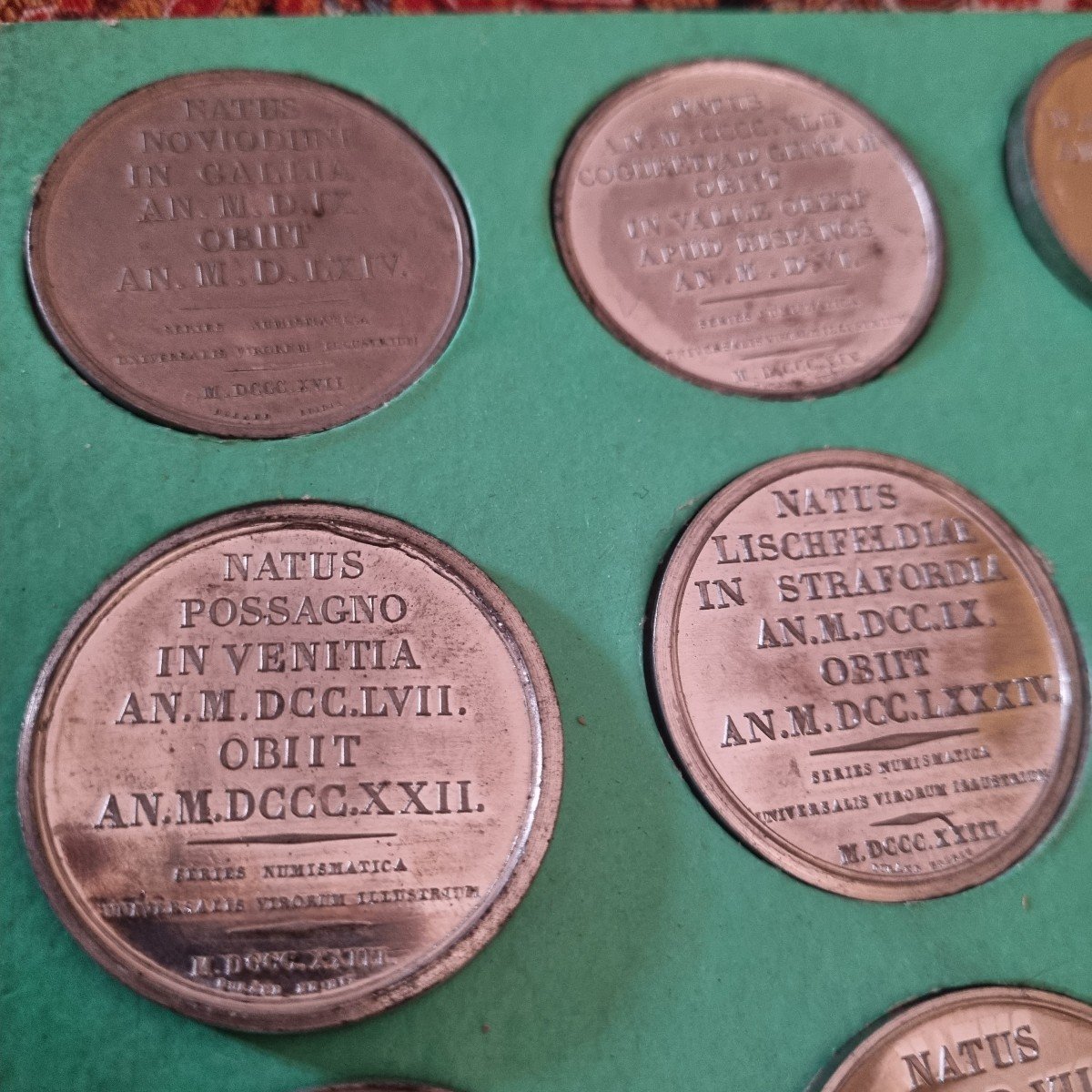 Series numismatica universalis virorum illustrium  ENSEMBLE DE 30 MEDAILLES 1819-1846-photo-4