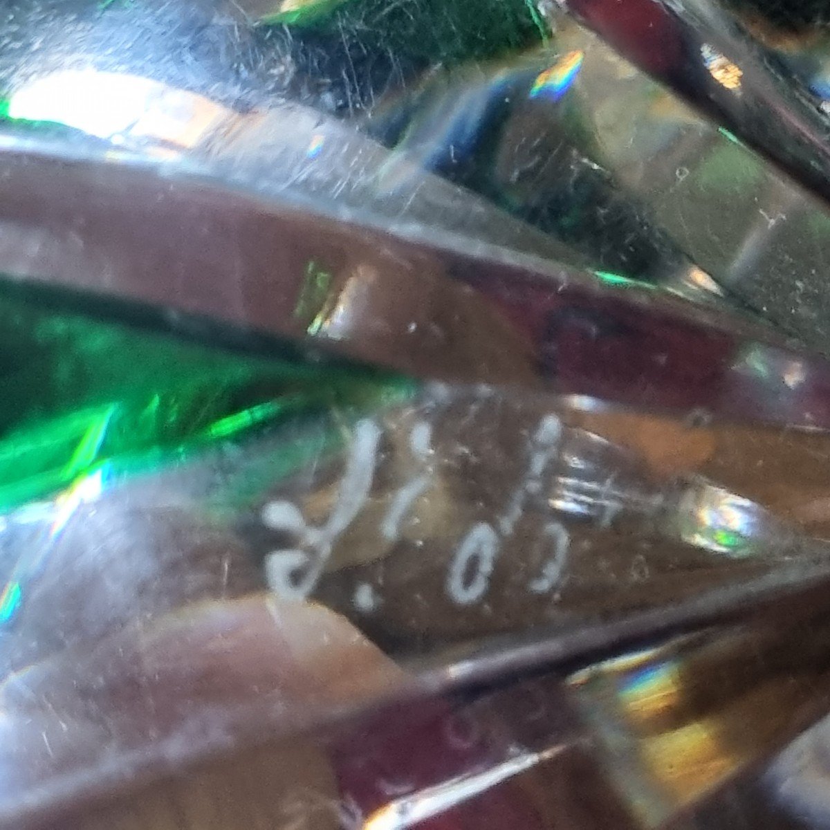 Saint Louis Ambassade Overlay Crystal Ashtray-photo-3