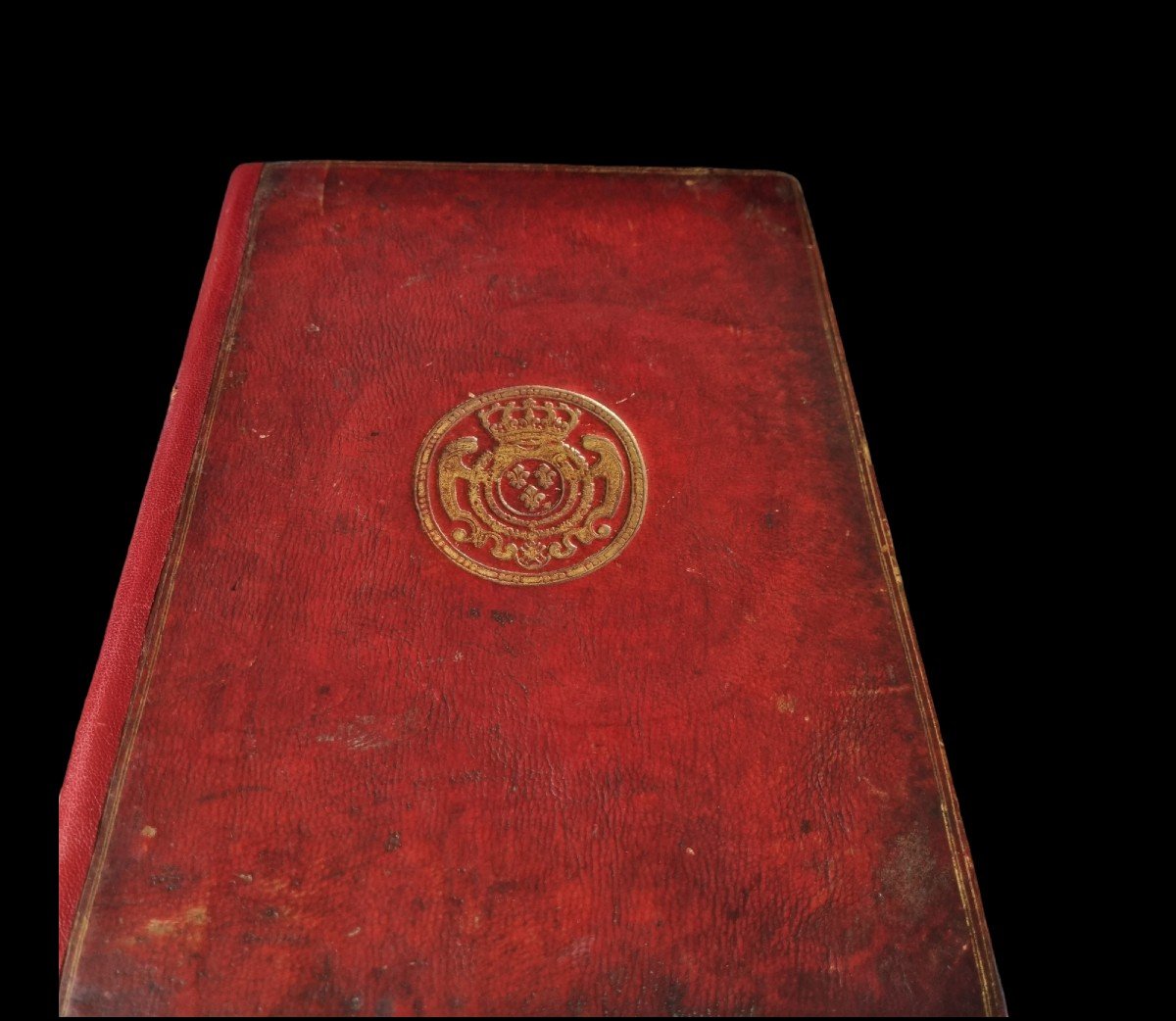 Box Made With A Book With The Arms Of Louis XV, 18th Period-photo-1