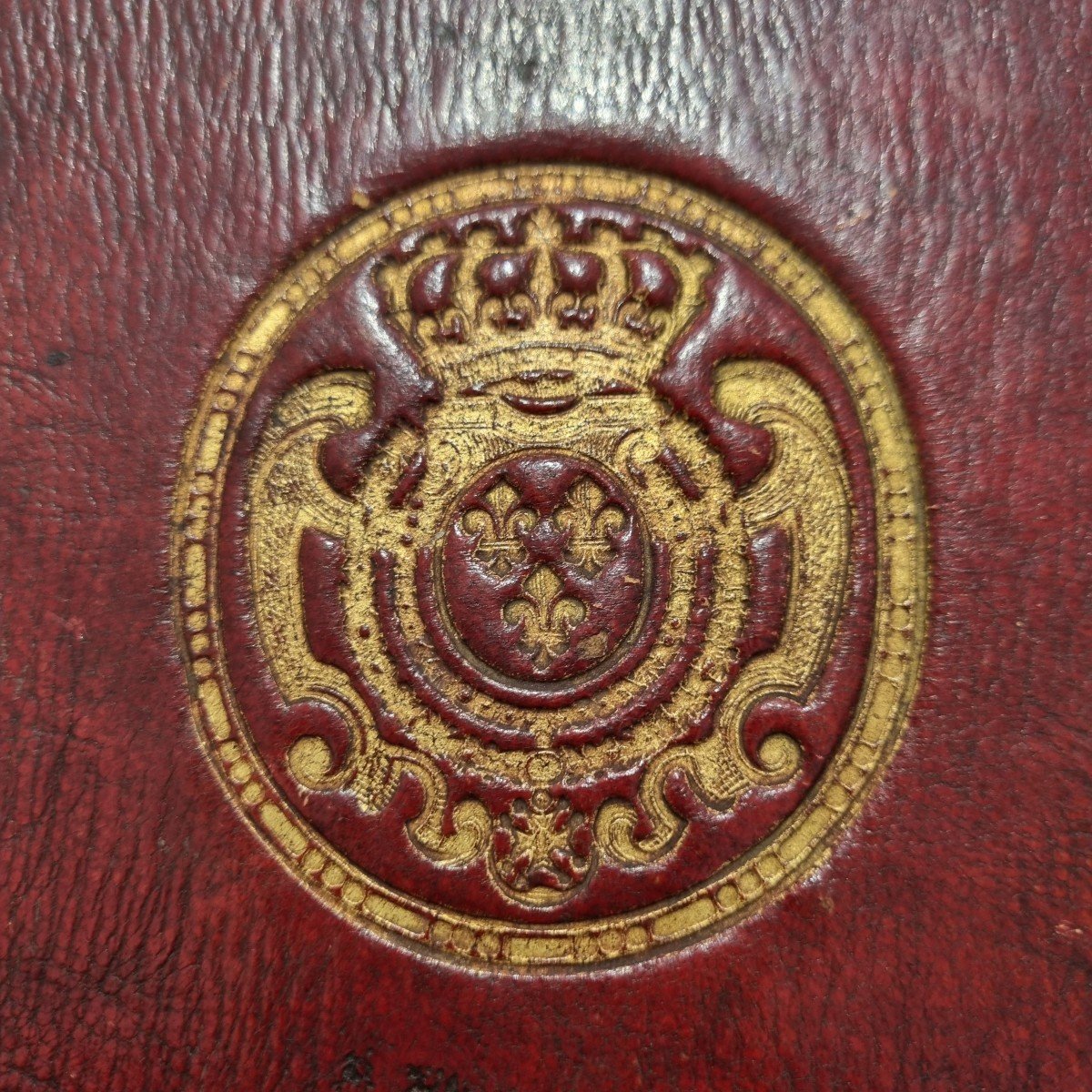 Box Made With A Book With The Arms Of Louis XV, 18th Period-photo-6