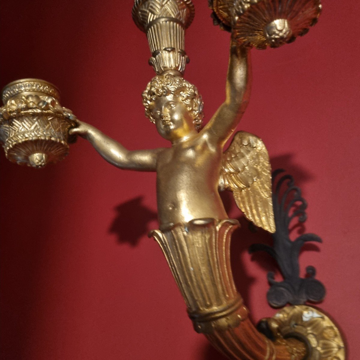 Golden Bronze Wall Light Charles-photo-2