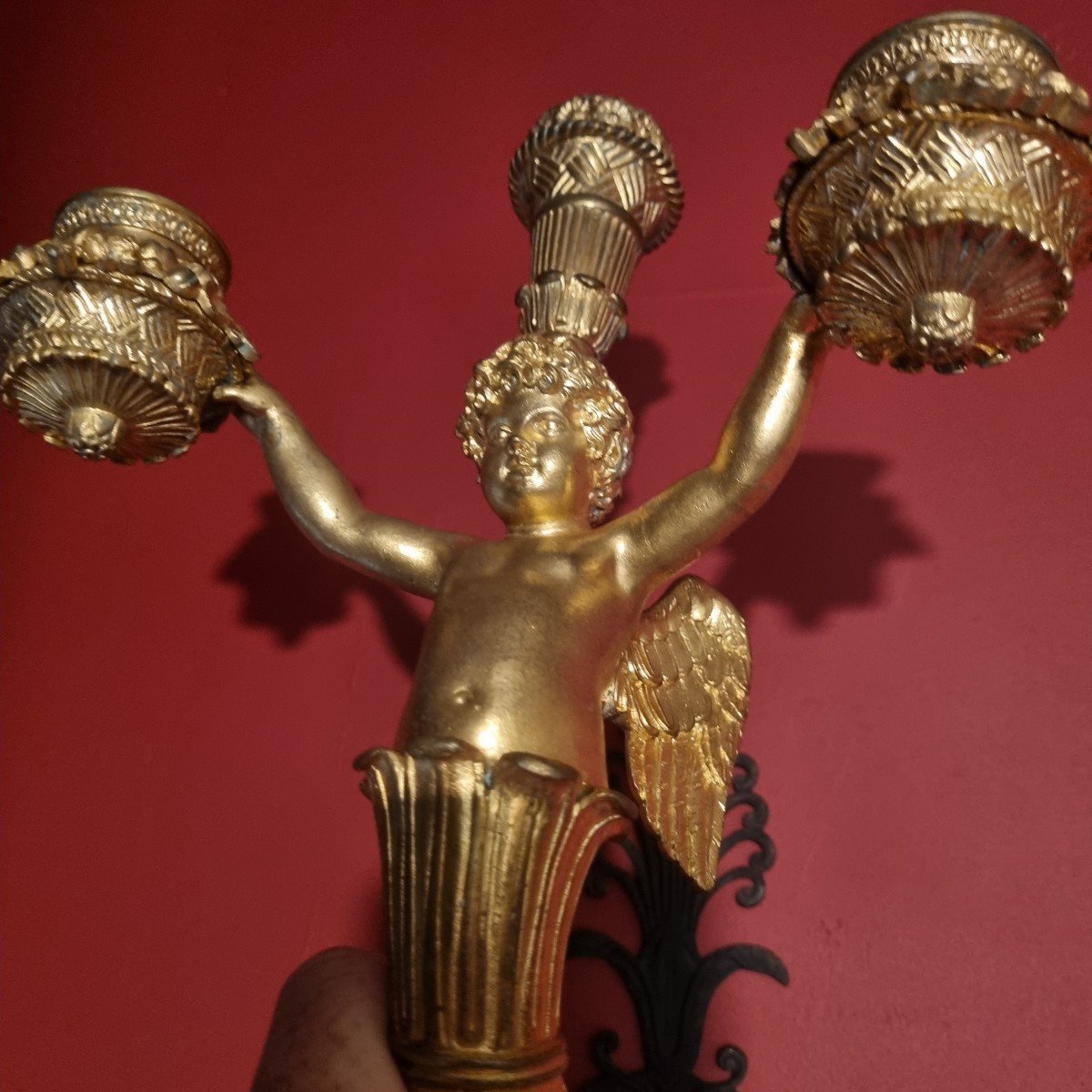 Golden Bronze Wall Light Charles-photo-3