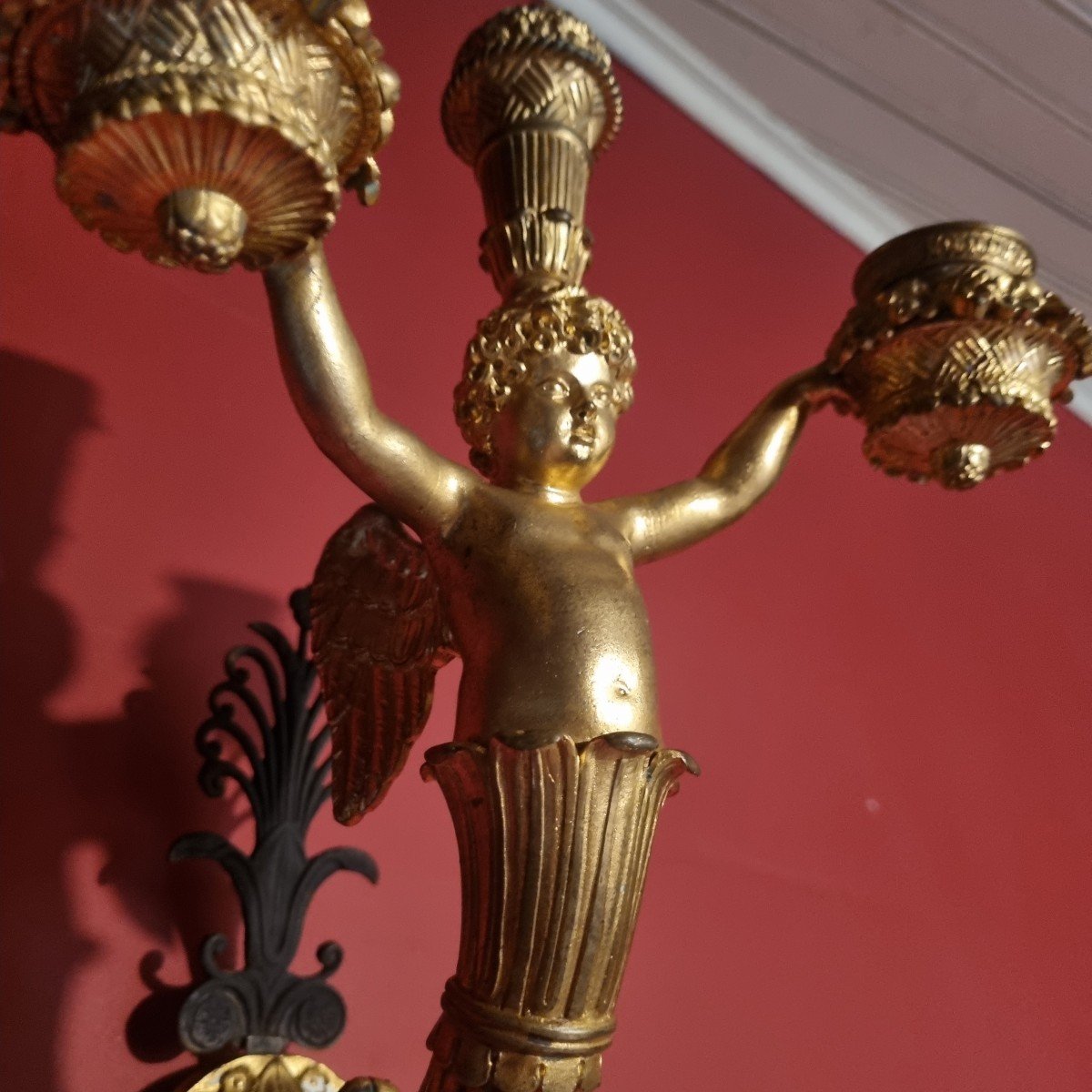 Golden Bronze Wall Light Charles-photo-4