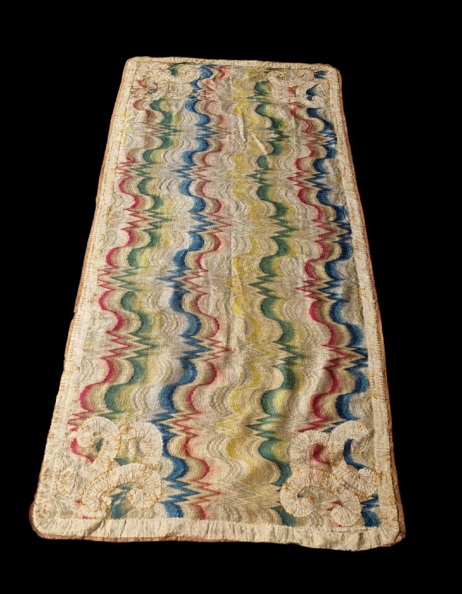 Table Mat Point Of Hungary Italy 17th / 18th Century Bargello -photo-4