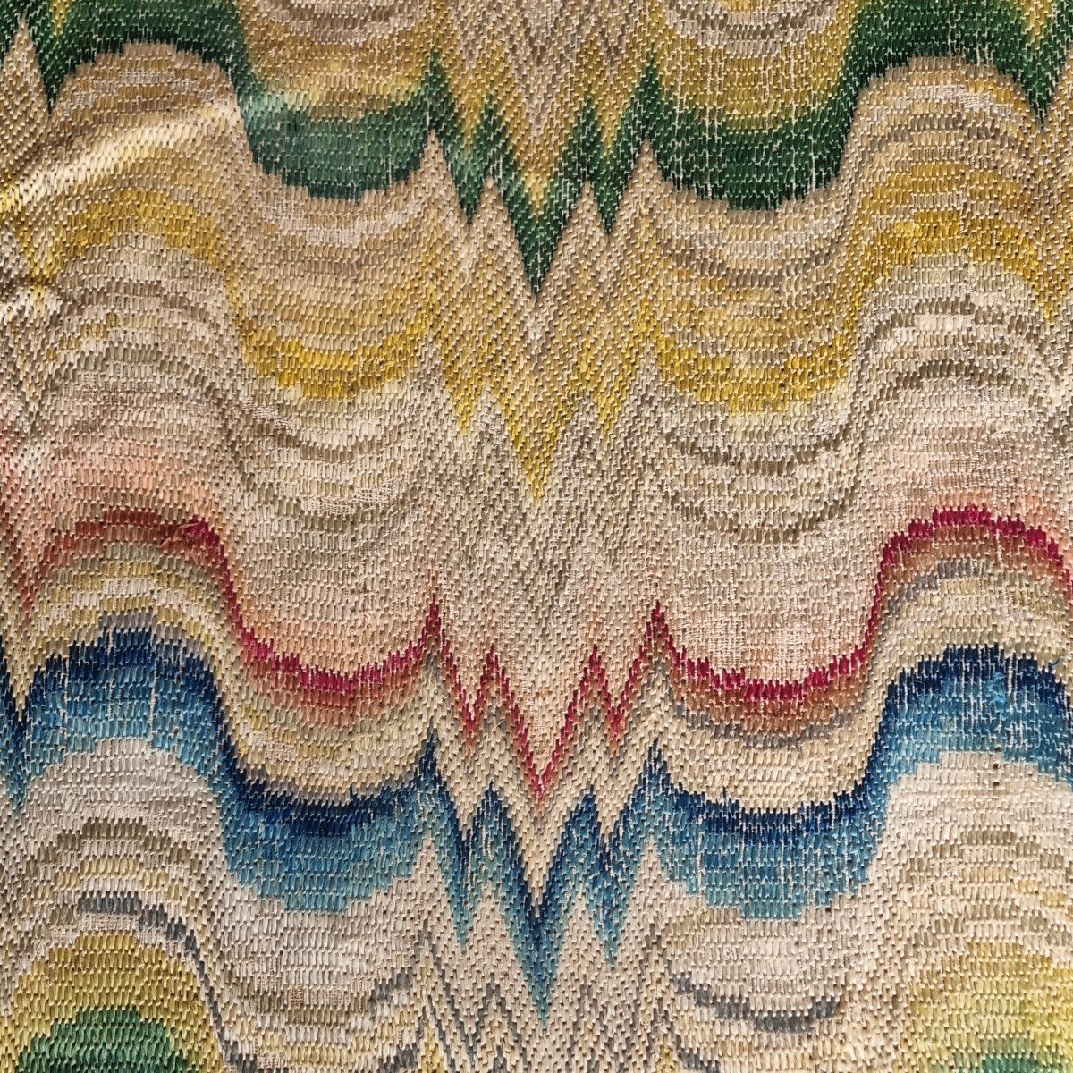 Table Mat Point Of Hungary Italy 17th / 18th Century Bargello -photo-4