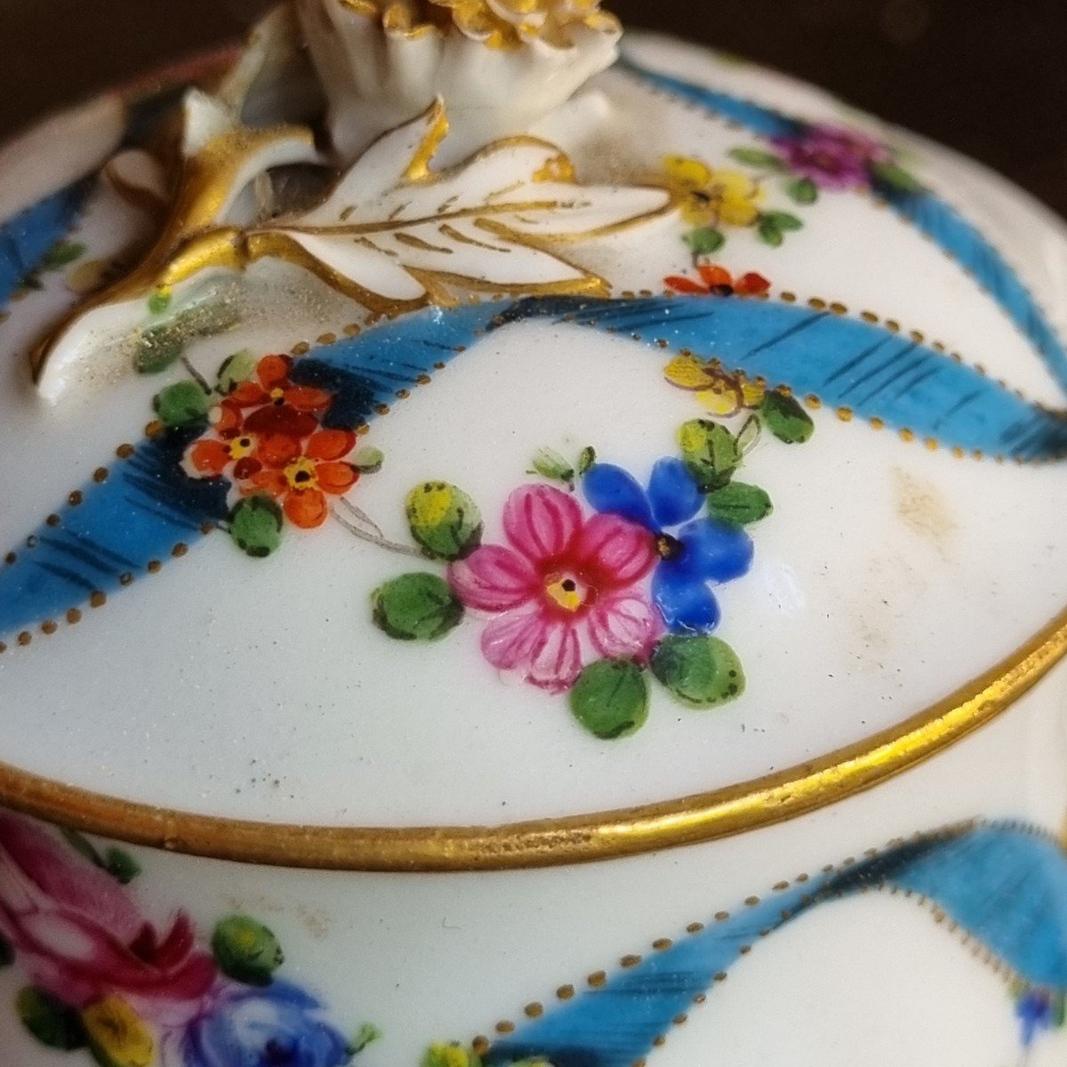 Juice Pot In The Taste Of Sèvres Louis XVI Style Cream Porcelain -photo-4