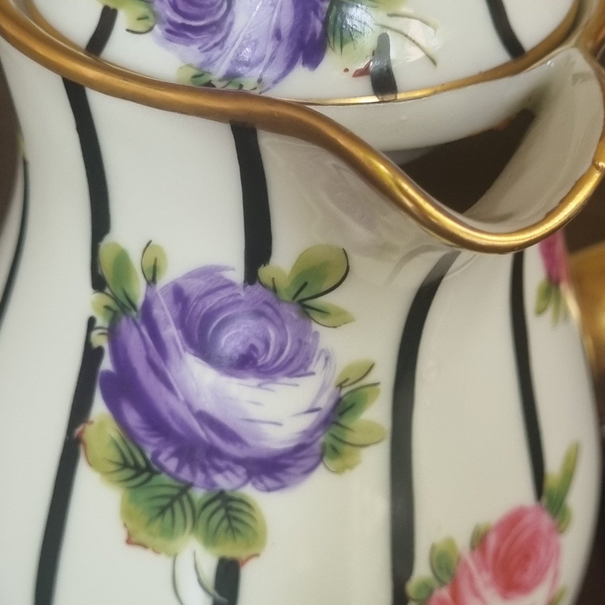 MAISON DELVAUX 18 RUE ROYALE À PARIS CHOCOLATIÈRE PORCELAINE DE PARIS-photo-2