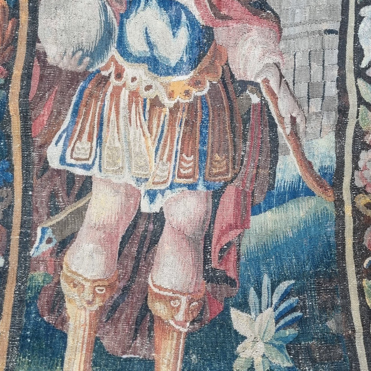 Alexander The Great Tapestry 17th Century From Aubusson-photo-2