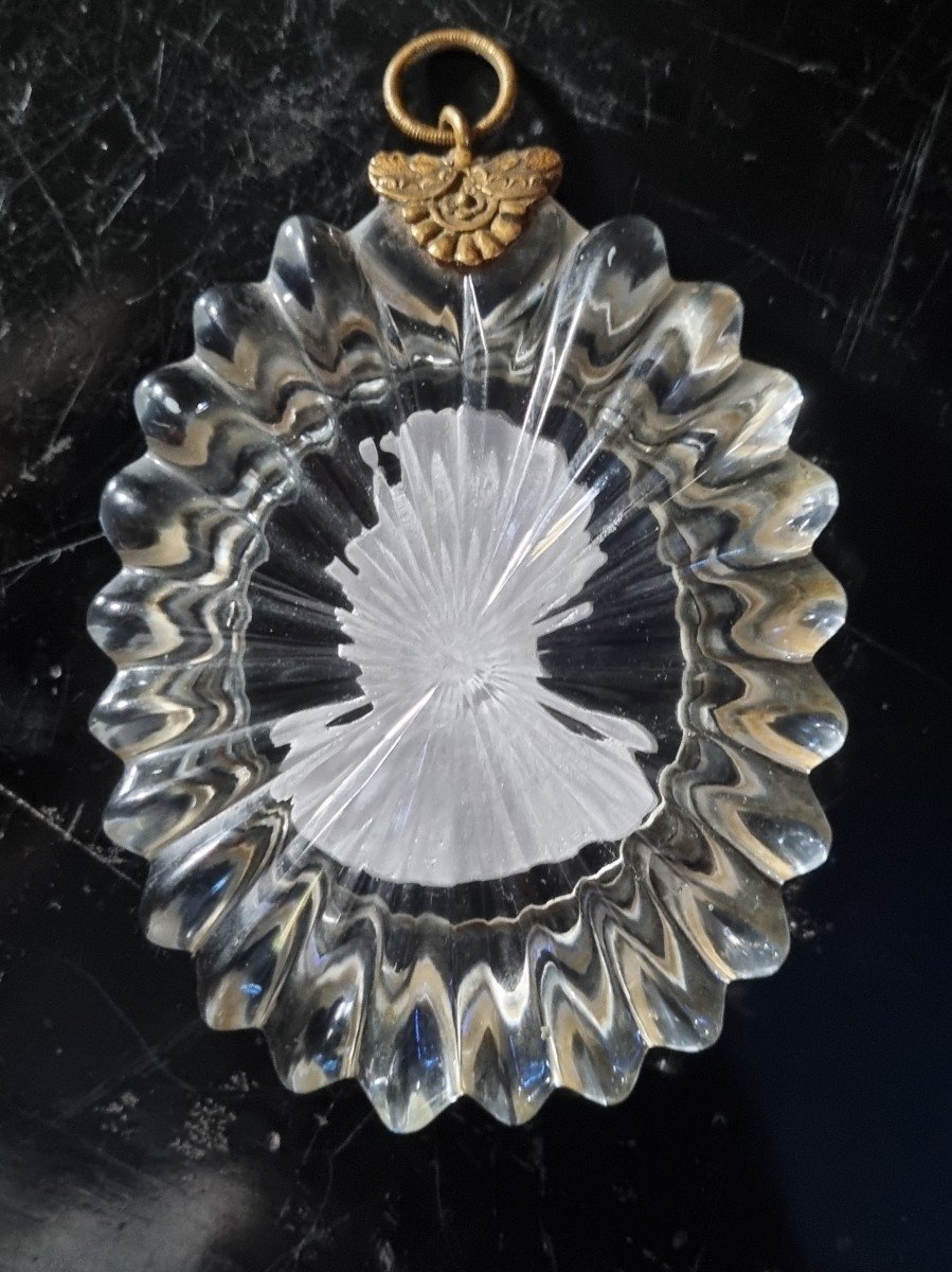 General Foy Crystal-ceramic Charles X Period Cut Crystal Baccarat Sulfure-photo-4