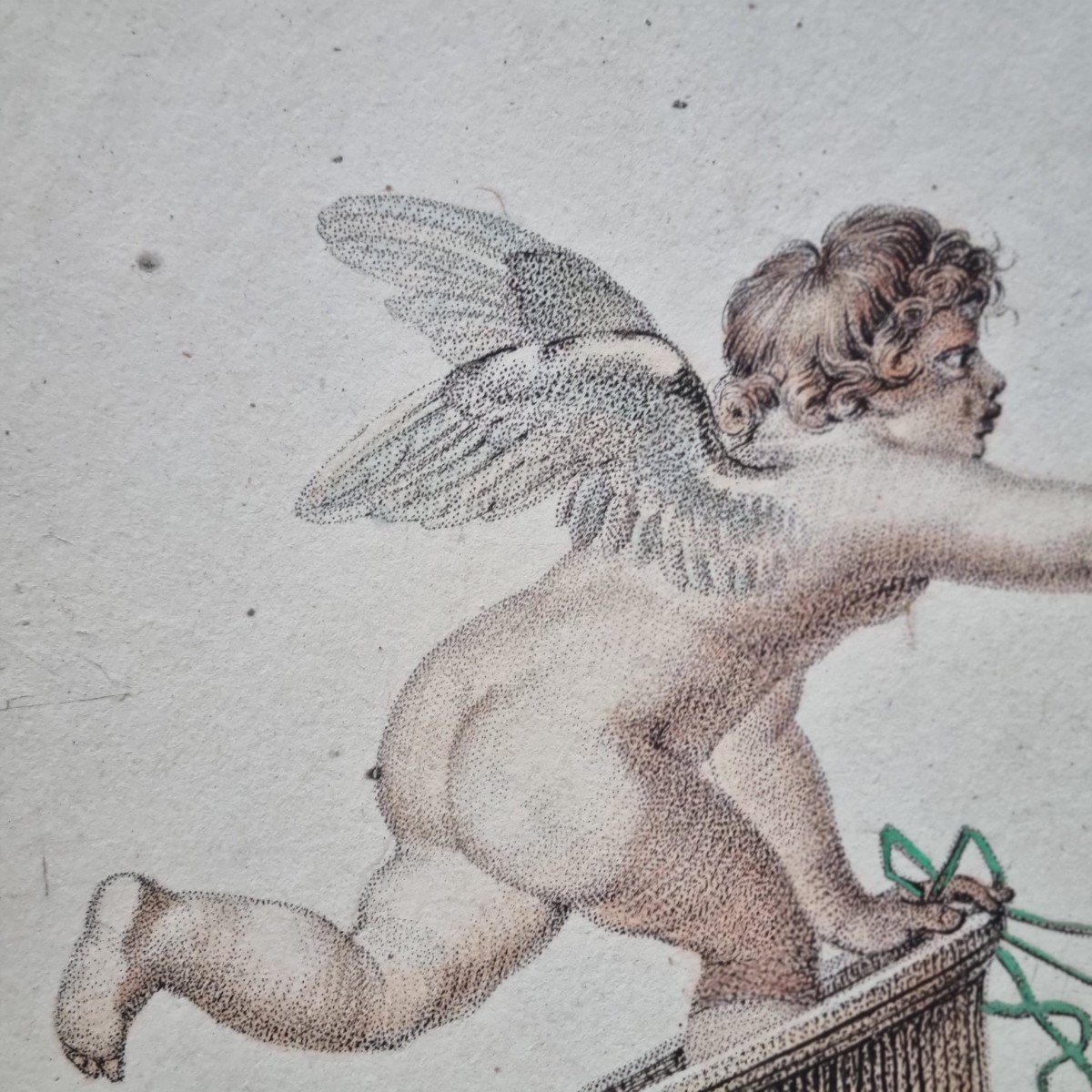 PAIRE DE GRAVURES VERS 1800 DIRECTOIRE CONSULAT A L'ANTIQUE POMPEI ERCULANUM-photo-6