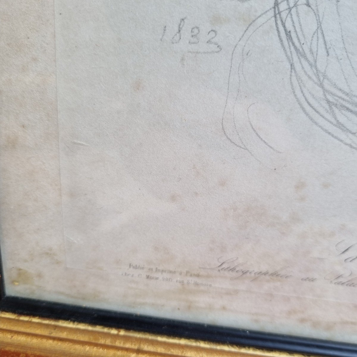 Louise Of Orleans Queen Of The Belgians Belgium Engraving Deveria Royal -photo-4
