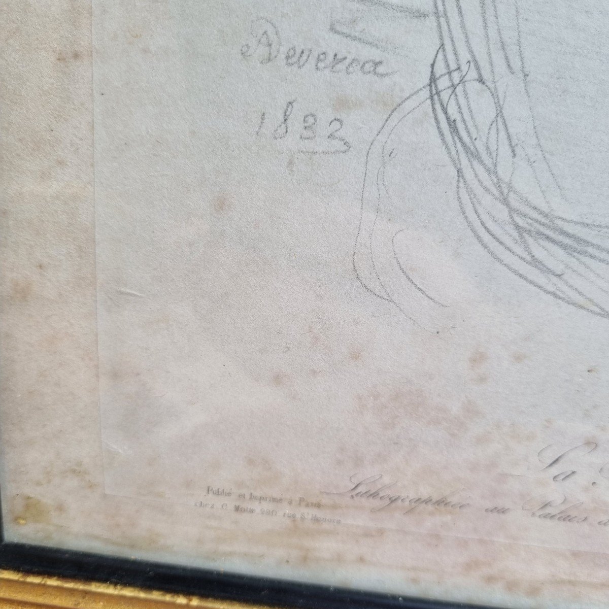 Louise Of Orleans Queen Of The Belgians Belgium Engraving Deveria Royal -photo-4