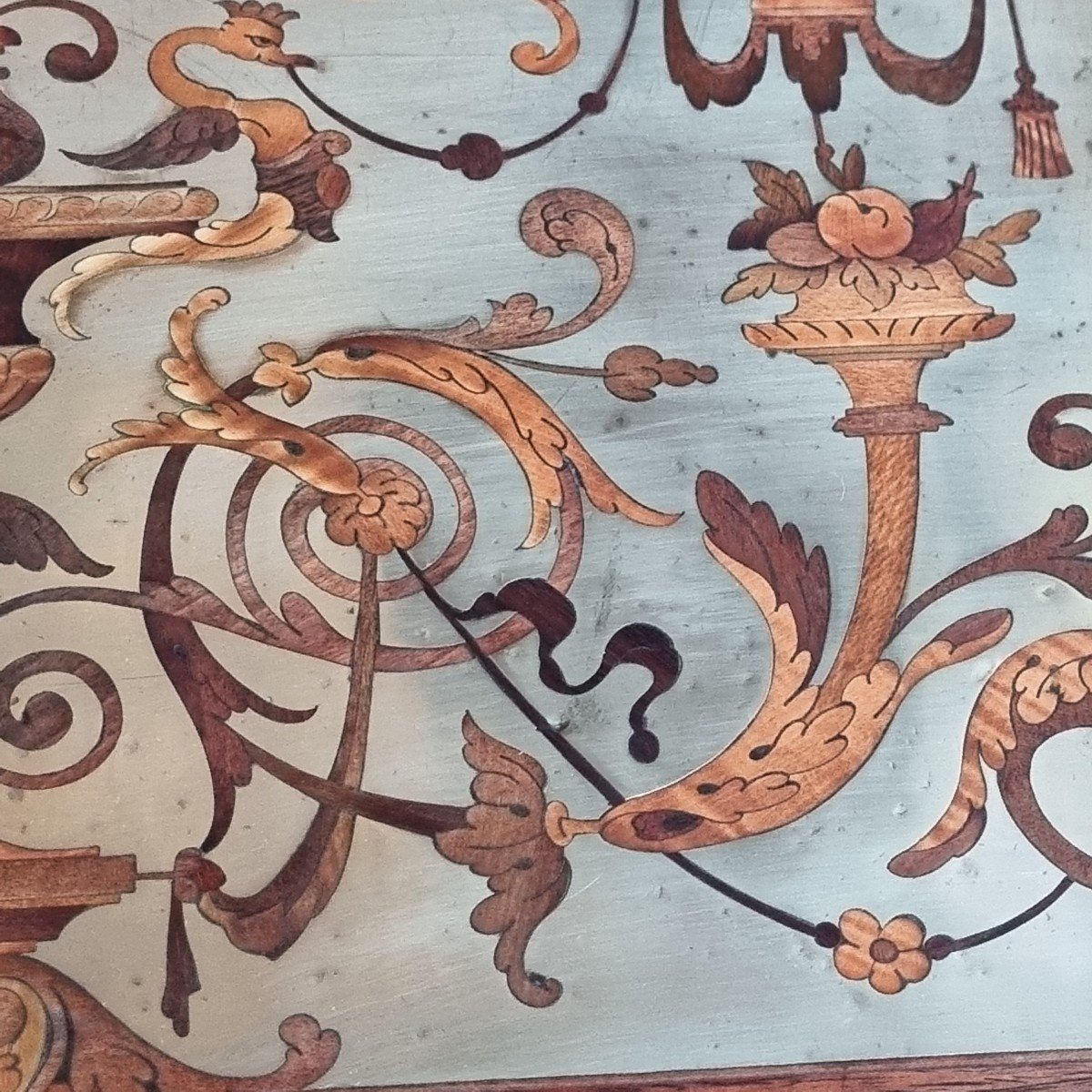 TABLE ÉPOQUE MILIEU XIXe NAPOLÉON III  LOUIS-PHILIPPE BOULLE A ÉCRIRE CONSOLE -photo-2