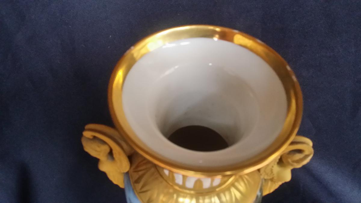 VASE EN SÈVRES OU PARIS FIN XVIIIE ou début XIXe-photo-8