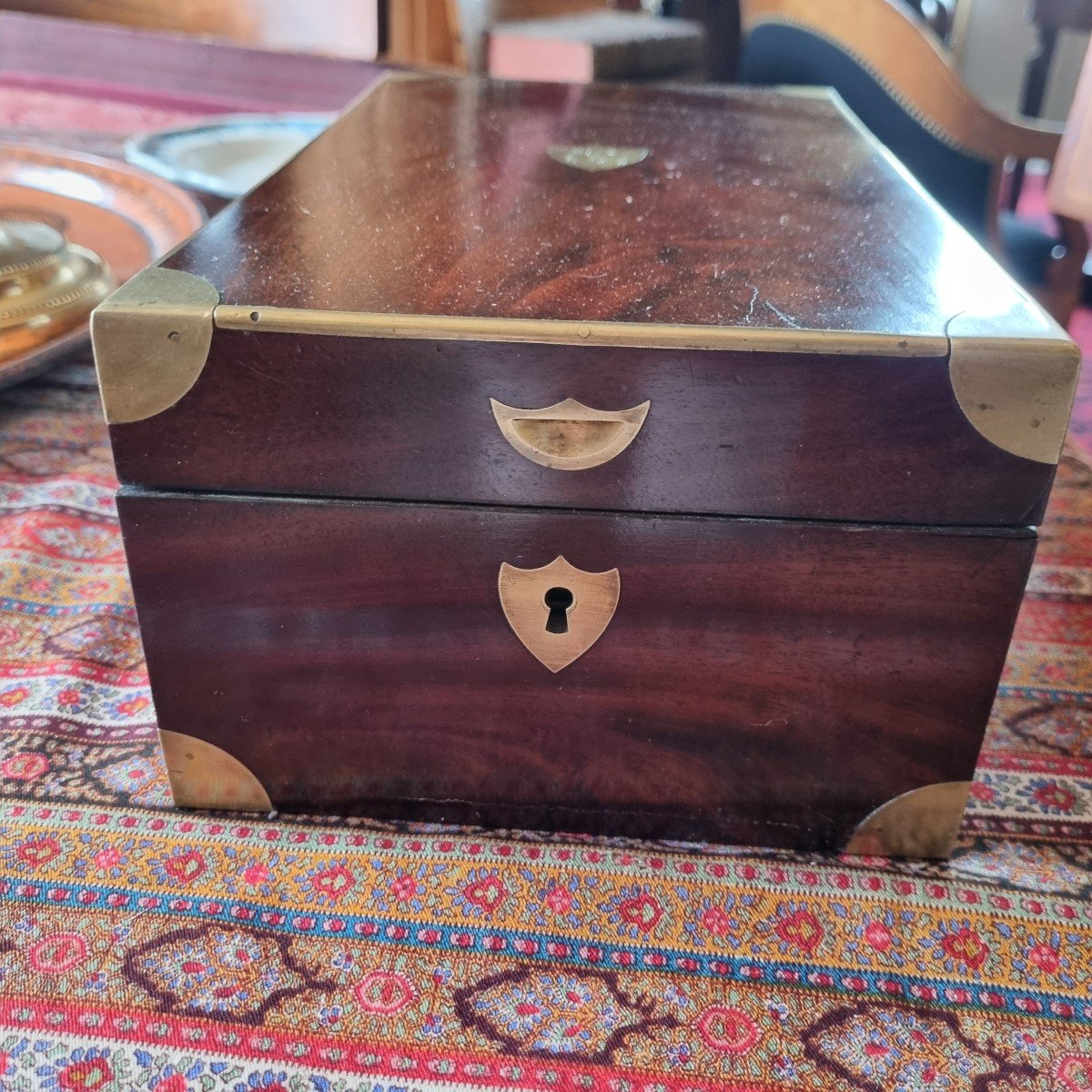 Travel Toiletry Bag Consulate Period Late 18th Century Royal Palace Militaria-photo-3
