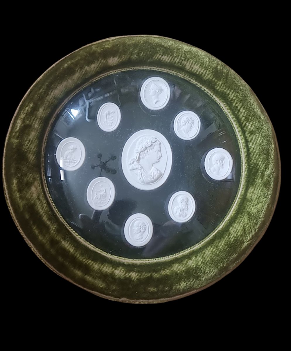 Souvenir Of The Grand Tour Journey To Italy 19th Century Cameos-photo-4