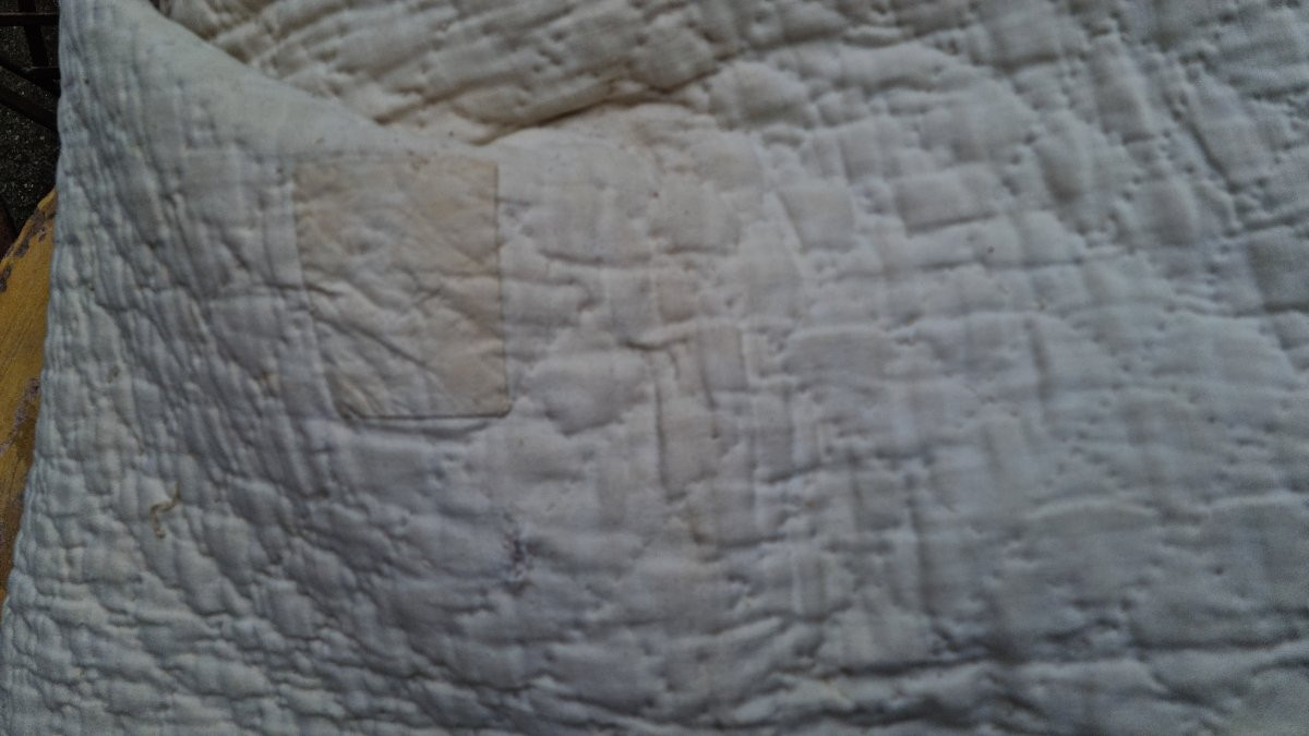 Provence Quilted Blanket Boutis Boutis 18th Century Indigo-photo-2