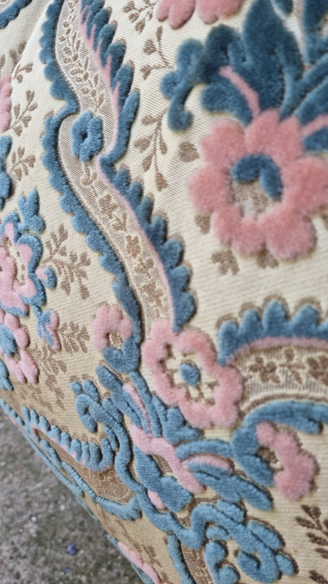 DEUX COUSSINS DE STYLE DÉCORATION VELOURS -photo-1