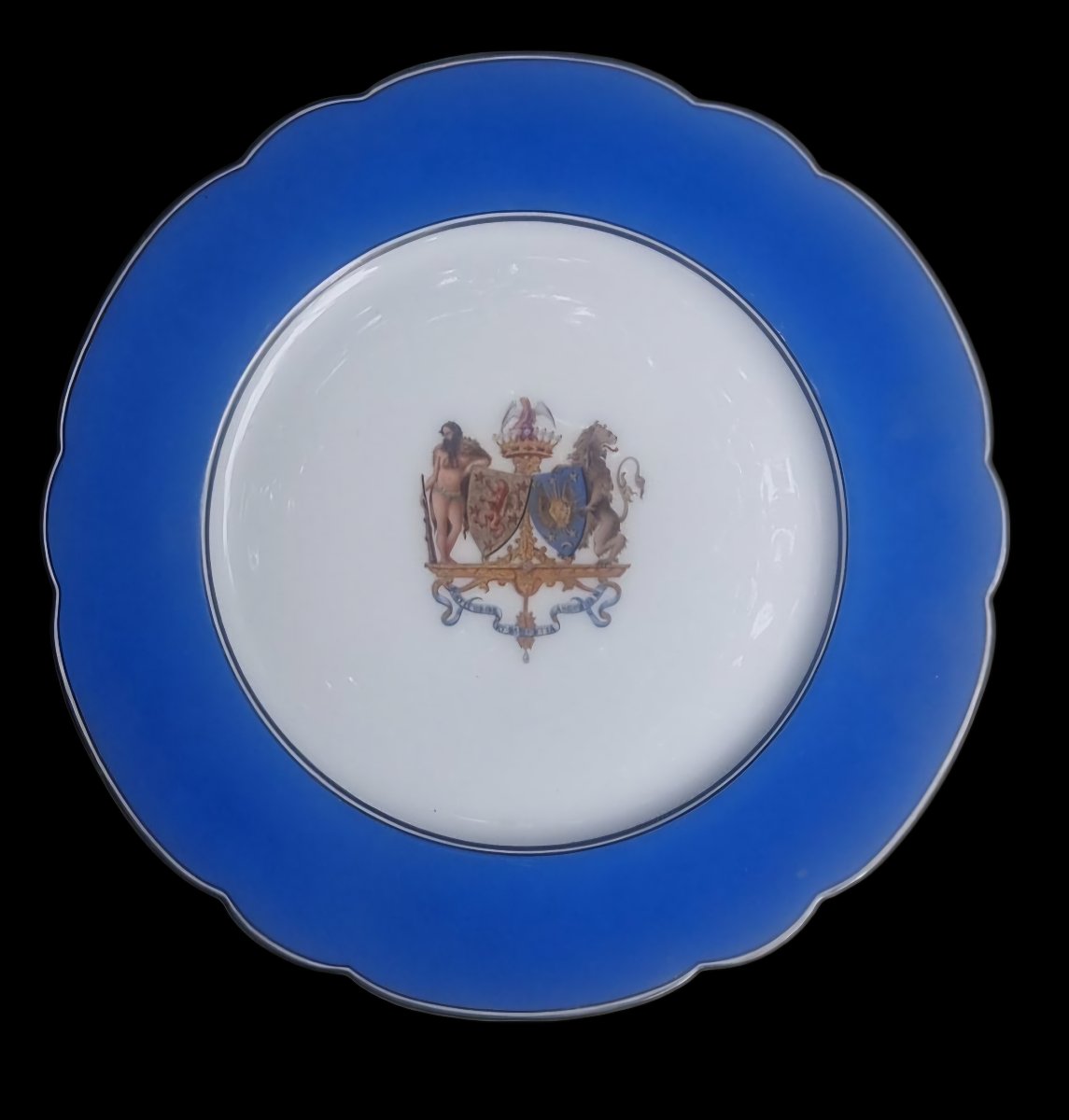 Series Of 20 Plates Coat Of Arms Crown Of Count Lostanges Crimean War Napoleon III  -photo-2