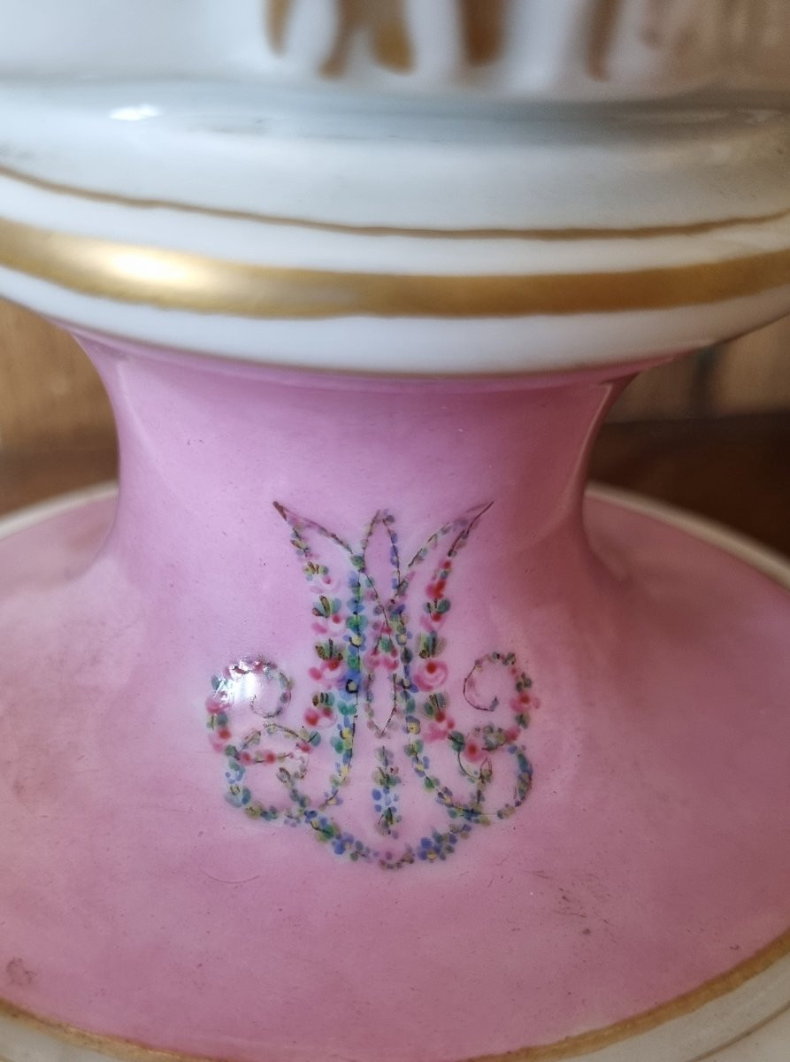 Bust Of Marie-antoinette In Paris Porcelain 19th Century Sèvres -photo-3