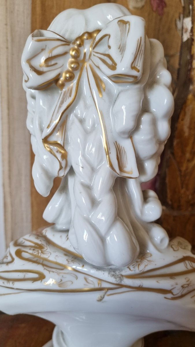 Bust Of Marie-antoinette In Paris Porcelain 19th Century Sèvres -photo-7