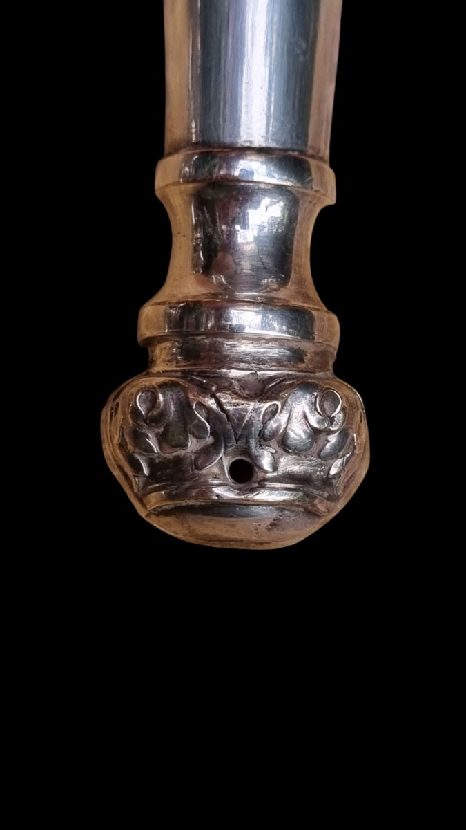 PAIRE D'APPLIQUES EN BRONZE ARGENTÉ ORFEVRE BOUIN HENRY TABURET LOUIS XVI-photo-3