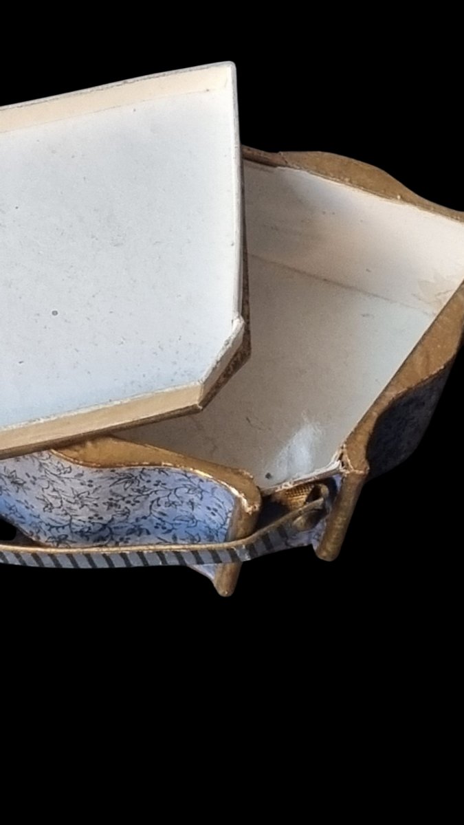 BOÎTE À DRAGÉES ÉPOQUE LOUIS-PHILIPPE FIXÉ SOUS VERRE CIRCA 1840 CHARLES X -photo-1