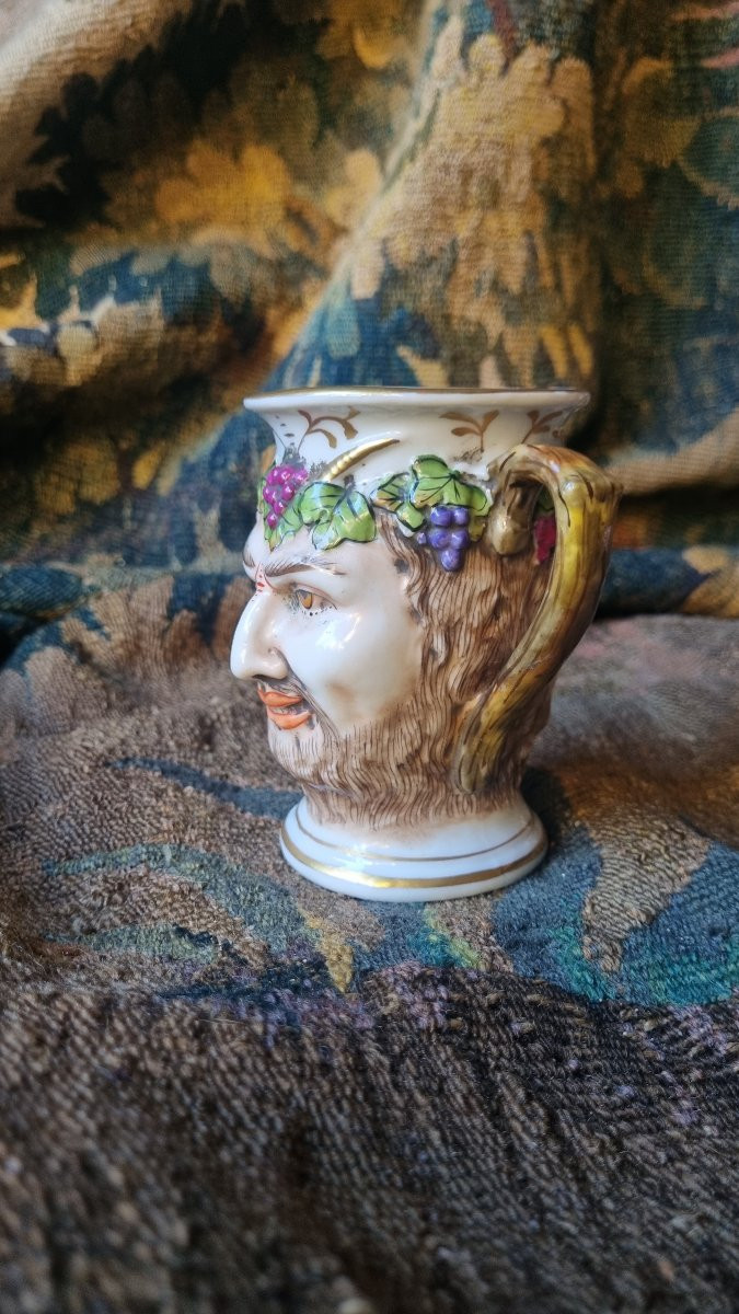 19th Century Porcelain Libatory Cup Rudolstadt Volkstedt-photo-4