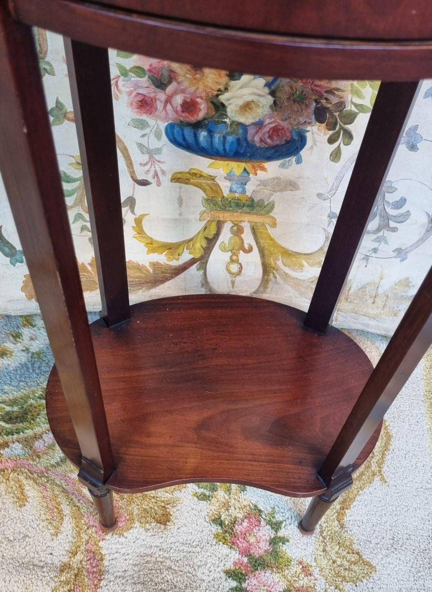 PETITE TABLE DE SALON SERVANTE BOIUT DE CANAPÉ STYLE LOUIS XVI ÉPOQUE FIN XIXe-photo-2