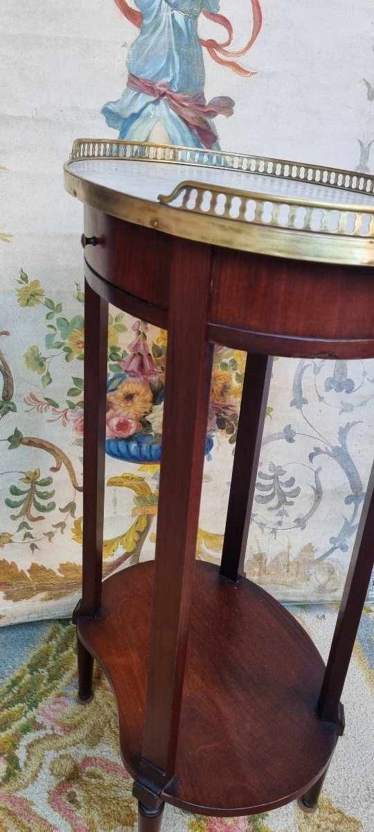 PETITE TABLE DE SALON SERVANTE BOIUT DE CANAPÉ STYLE LOUIS XVI ÉPOQUE FIN XIXe-photo-3