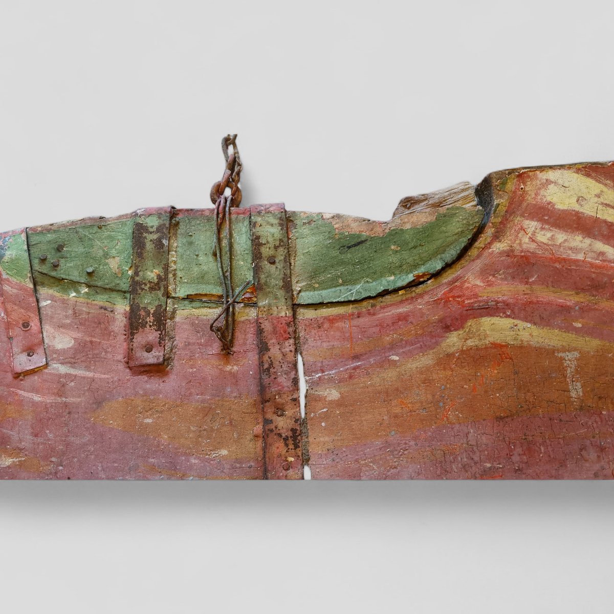 19th C. Folk Art Shoe Sign-photo-3