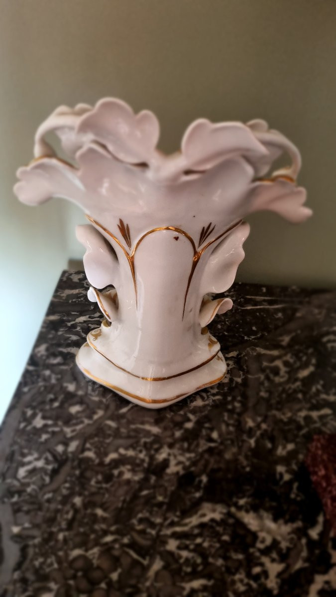 Rare Paris Porcelain Giraffe Vase Old Paris Girafomania -photo-4