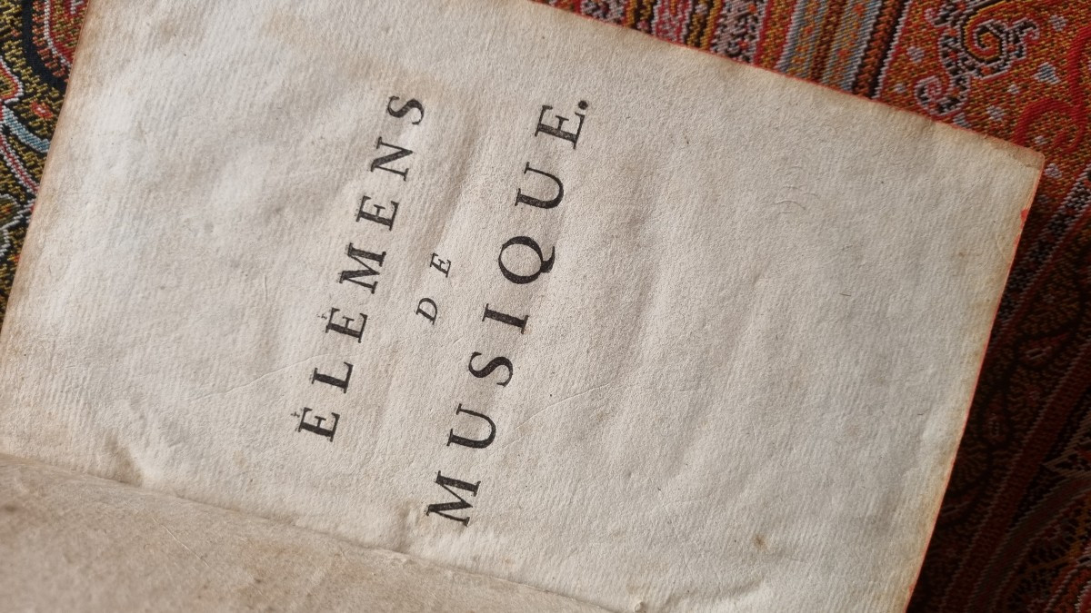 LIVRE ANCIEN MUSIQUE OPERA ELEMENTS DE MUSIQUE D ALEMBERT ÉPOQUE XVIIIe-photo-2