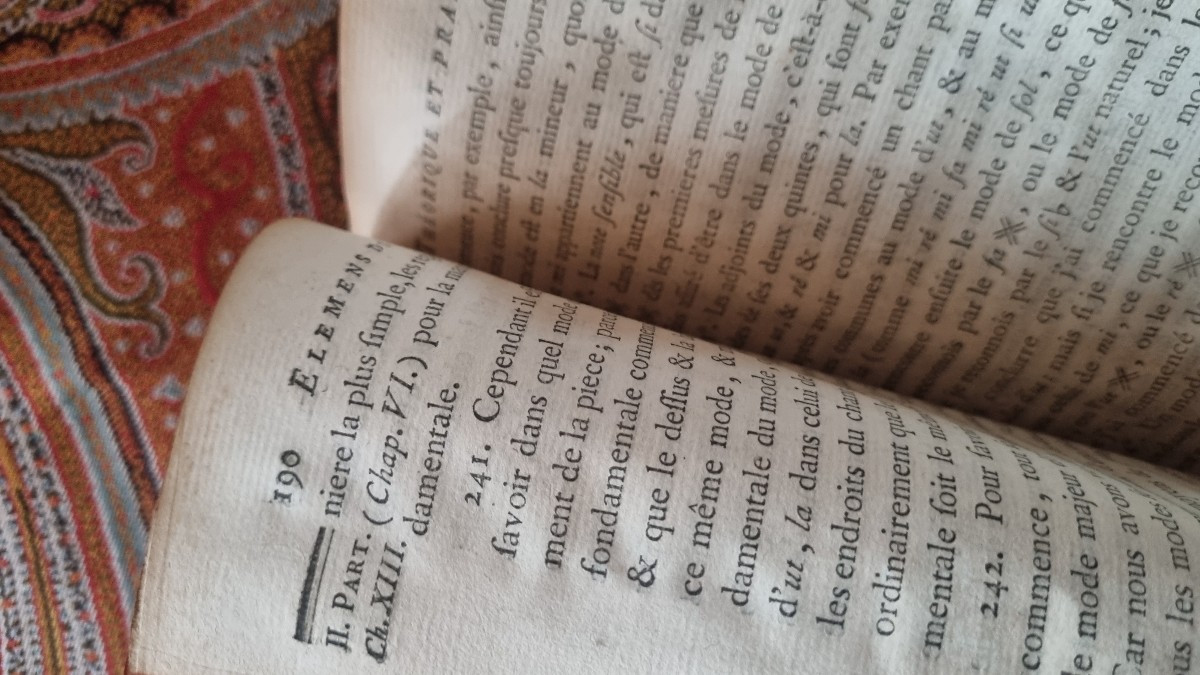 LIVRE ANCIEN MUSIQUE OPERA ELEMENTS DE MUSIQUE D ALEMBERT ÉPOQUE XVIIIe-photo-4